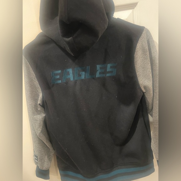 Philadelphia Eagles zip up hoodie size 10/12 new without tags - Picture 3 of 3